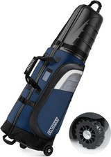 Golf Travel Bag for Auction Waterproof Hard Case Top Foldable Blue FINDWAY
