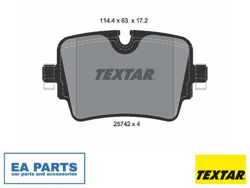 Brake pad set disc - disc, for