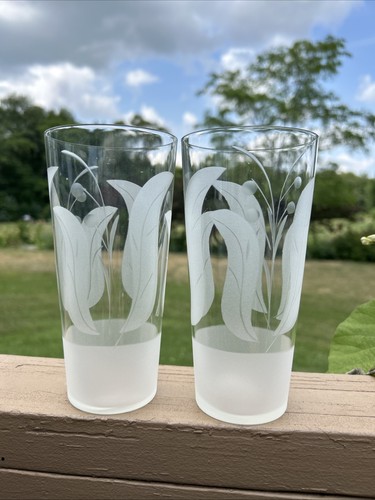 Art deco etched glassware - art,