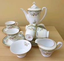 15 piece Noritake coffee set - 6 x cup & saucer  milk, sugar,  coffee pot