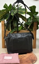 Radley London handbag Shoulder/cross Body/ messenger Bag/black  Leather vgc