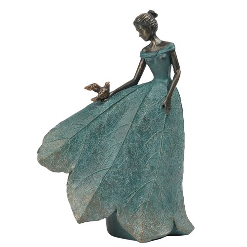 Fairy garden statue leaf - leaf, angel