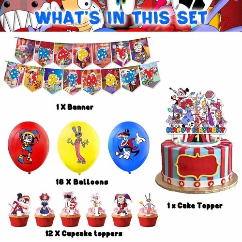32pcs banner cake topper - 32pcs,