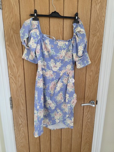 Floral printed puff sleeve - printed,