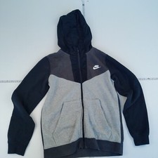 Nike Hybrid Hoodie 14-16 Years Grey Youth Full Zip Hooded Jacket