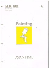 RENAULT AVANTIME (2001-03) ORIGINAL FACTORY PAINT RE-FINISHING MANUAL