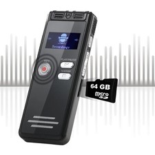 Digital Voice Recorder Dictaphone Audio MP3 Player Sound Voice Recording Device