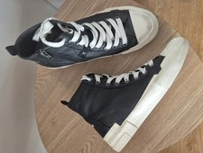 ASH high top trainers, leather, zip at side size 5
