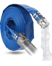 High Pressure Pump Discharge Hose Lay Flat Hose 51mmx1.35mmx30m For Pool...