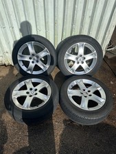 GENUINE PEUGEOT 407 - 17" COSMOS ALLOY WHEELS & TYRES (SET) - DV138-T06
