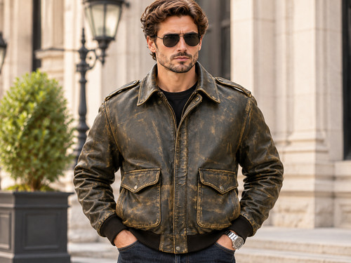 Men distressed black - distressed,