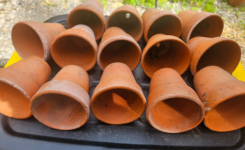 Vintage clay terracotta - x,