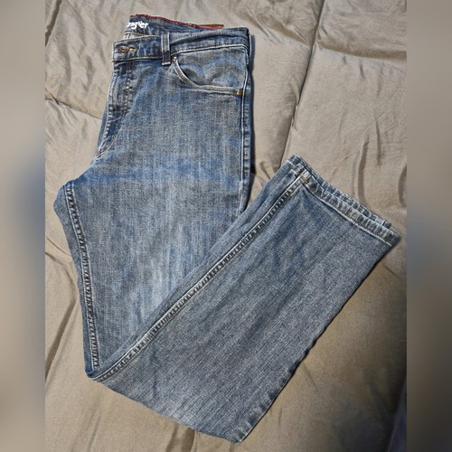 Wrangler mens blue denim - mens, jeans