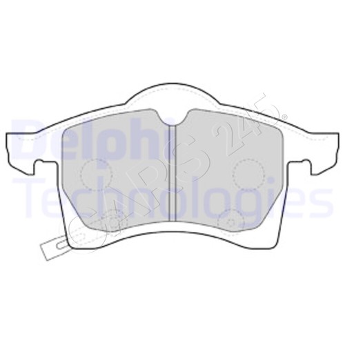 Delphi disc brake brake pad