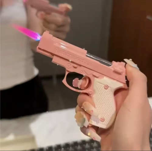 Pink lighter butane - lighter, gas