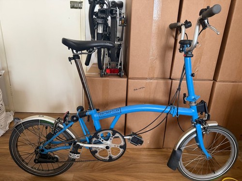 Brompton m3l folding bicycle - brompton,