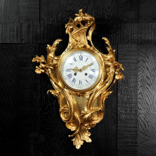 Large ormolu rococo - ormolu, cartel