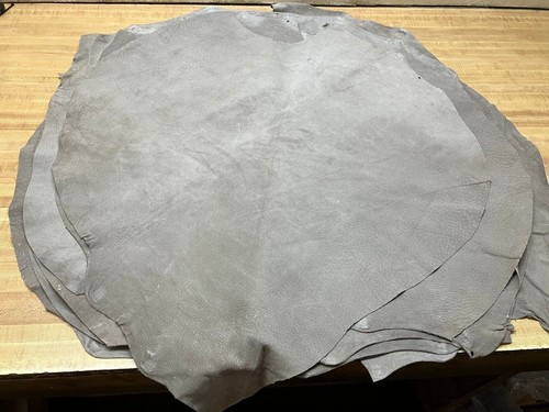 Suede wild boar leather skin - wild,