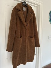 Next Ladies Coat 12 Tan Brown
