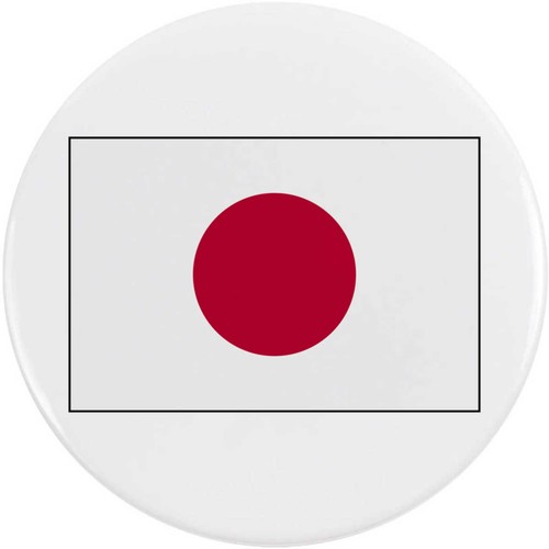Japanese flag button lapel - flag',