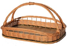 Large 51cm Wicker Serving Tray