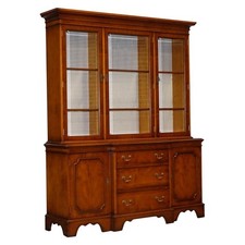 VINTAGE YEW WOOD DISPLAY