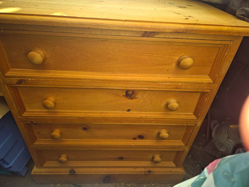 Pine chest drawers - pine, drawer