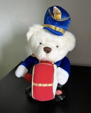 Seymour Mann Celebration Collection Musical Christmas Band Bear Plush WORKING