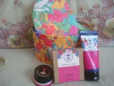 NEAL'S YARD COVENT GARDEN WILD ROSE BEAUTY BALM. SOAP & HAND CREAM IN GIFT BOX