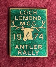 Enamel Badge Motorcycle Rally