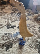 DCUK Wooden Duck Hand Carved