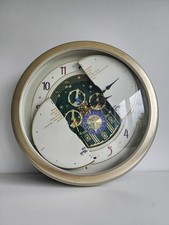 Large Moving Musical "Small World Rhythm" Wall Clock 