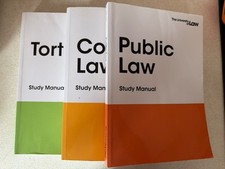 3 University Of Law Study Manuals/Textbooks - Tort, Contract, Public 2020/2021