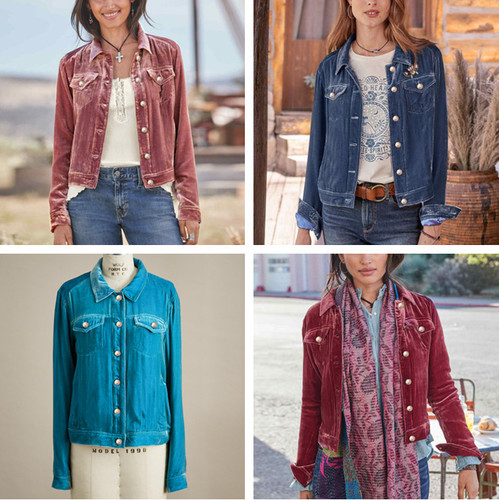 Women velvet button - women's,