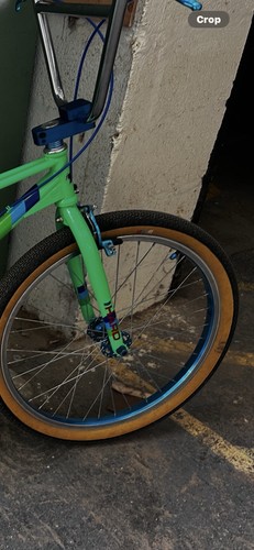 Inch blue bmx wheels off - inch,