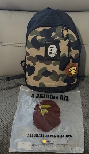 Bape kids camo backpack - bape,