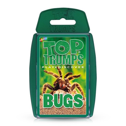 Bugs top trumps card - top, game