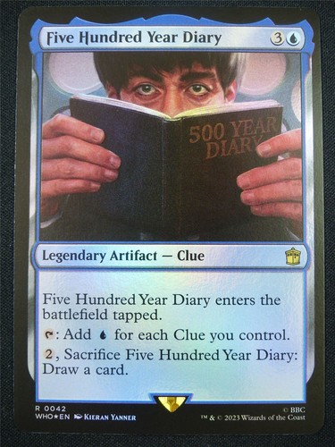 Five hundred year diary foil - year,