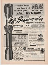 Sep. 1953 Print Ad: "Bushnell Triple Tested Scopemaster." D. P. Bushnell.