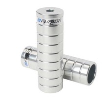Haro Fusion CNC Machined Alloy Pegs PAIR Silver Old Mid School BMX Freestyler