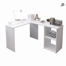 Corner desk white, used but excellent condition 