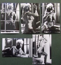 5 x photos of Pamela Green Printed by Pamela herself from Marks negatives Set 5