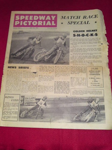 Speedway pictorial golden - pictorial,