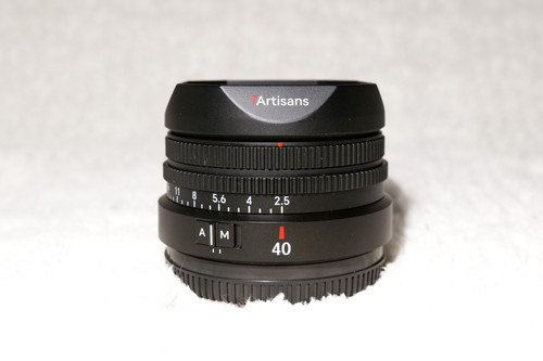 7artisans 40mm 5 - af, f2.5