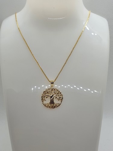 Tree life pendant - life, gold
