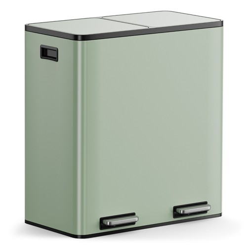 Sage green recycling - green,