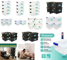 4X Stackable Plastic Storage