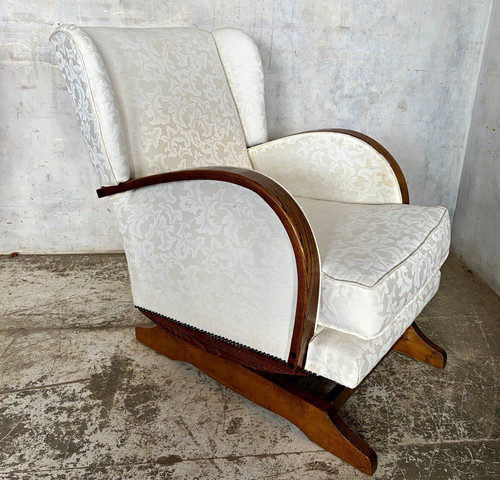 Antique art deco oak - deco,