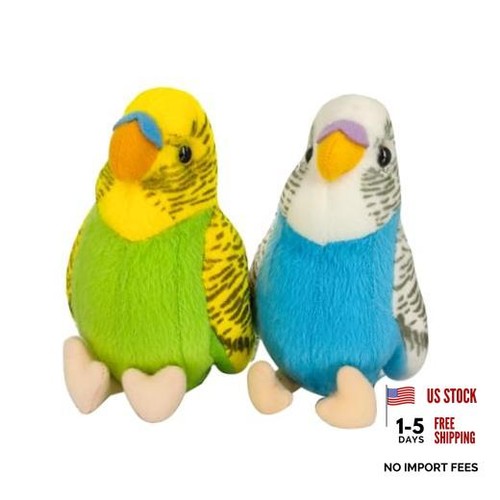2pcs budgerigar plush - 2pcs,
