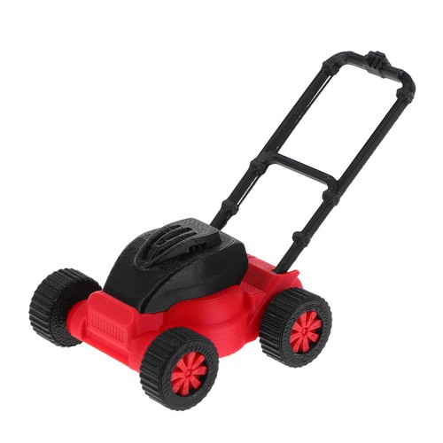 Plastic miniature lawn mower - plastic,